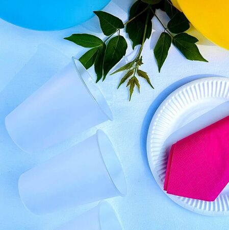 СТАКАН ПЛАСТИКОВЫЙ МАТОВЫЙ 375 мл